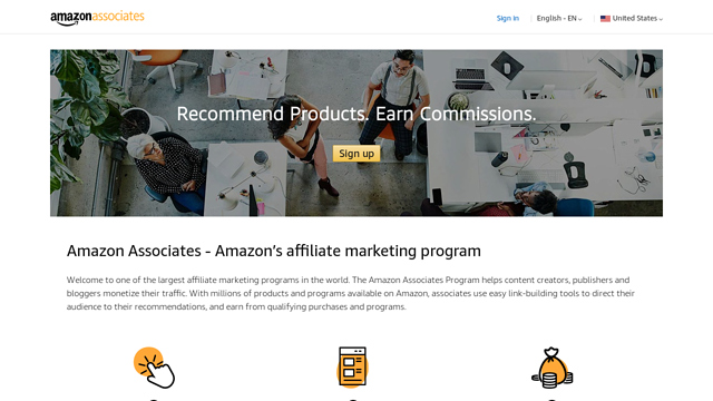 Amazon-Affiliate-Program API koppeling