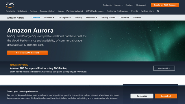 Amazon-Aurora API koppeling