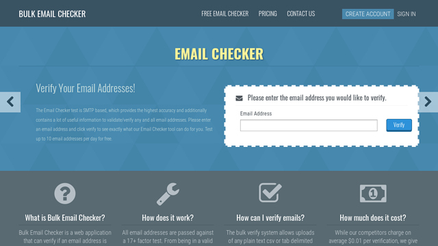 Bulk-Email-Checker API koppeling
