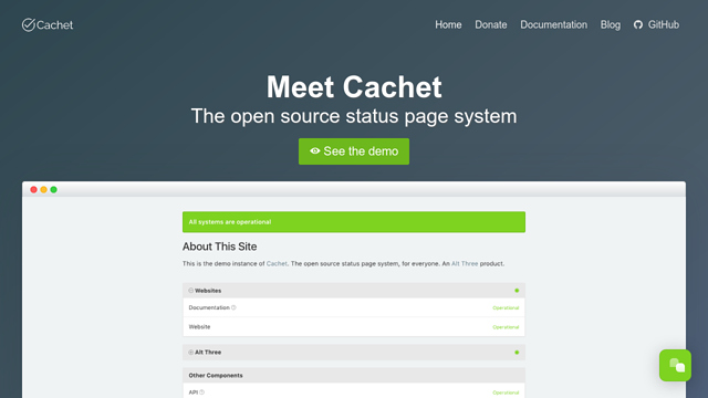 Cachet API koppeling