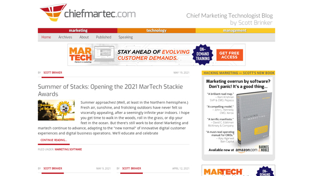 chiefmartec.com API koppeling