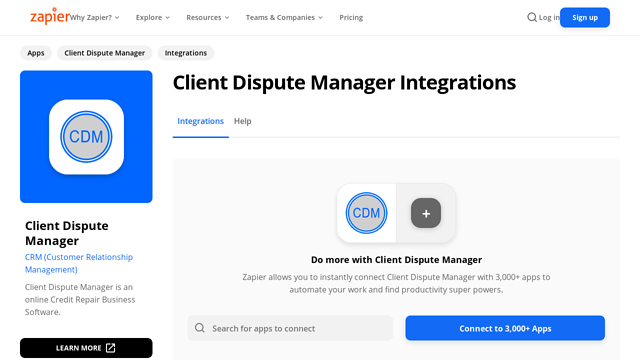 Client-Dispute-Manager API koppeling