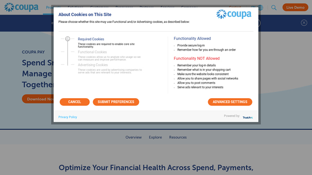 Coupa-Pay API koppeling