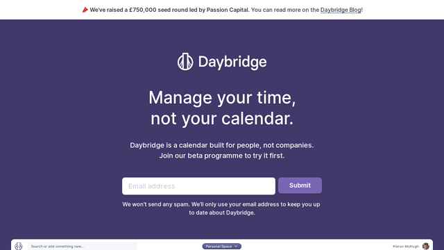 Daybridge API koppeling
