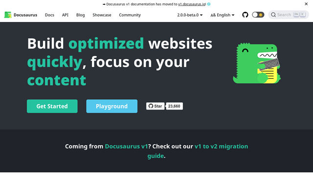 Docusaurus API koppeling