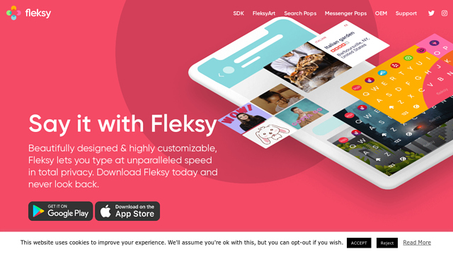 Fleksy API koppeling