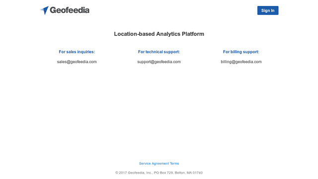 Geofeedia API koppeling