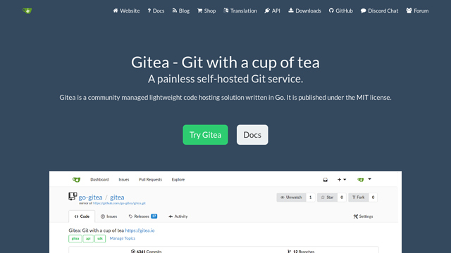 Gitea API koppeling