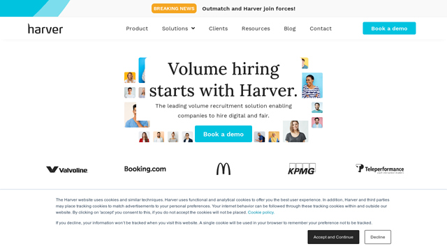 Harver API koppeling