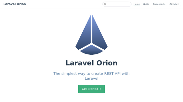 Laravel-Orion API koppeling