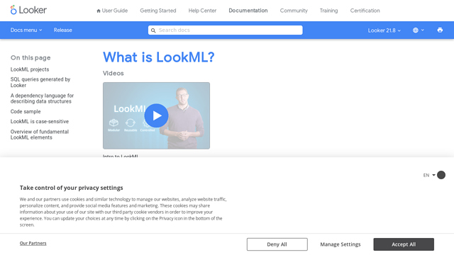 LookML API koppeling