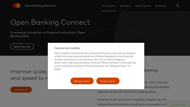 Open-Banking-Connect API koppeling