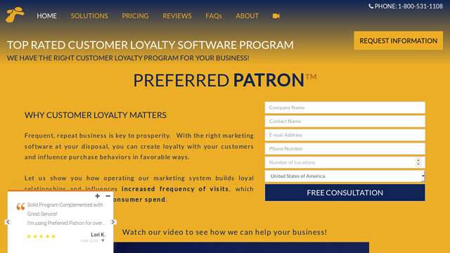 Preferred-Patron-Loyalty API koppeling