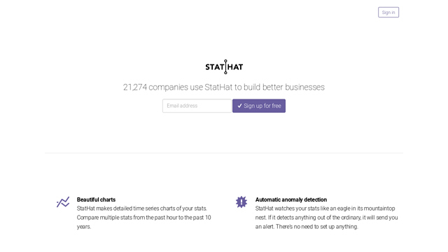 Stat-Hat API koppeling