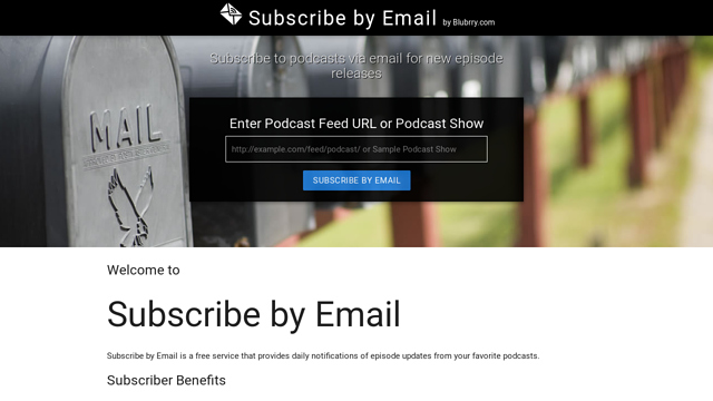 Subscribe-by-Email API koppeling