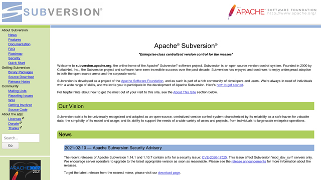 Subversion API koppeling