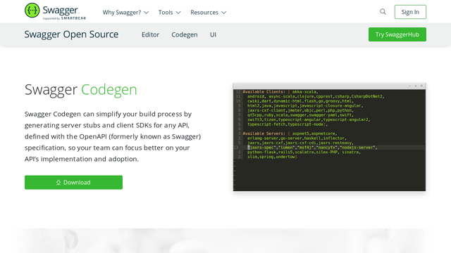 Swagger-Codegen API koppeling