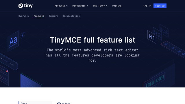 TinyMCE API koppeling
