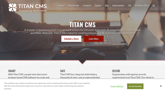 TitanCMS API koppeling