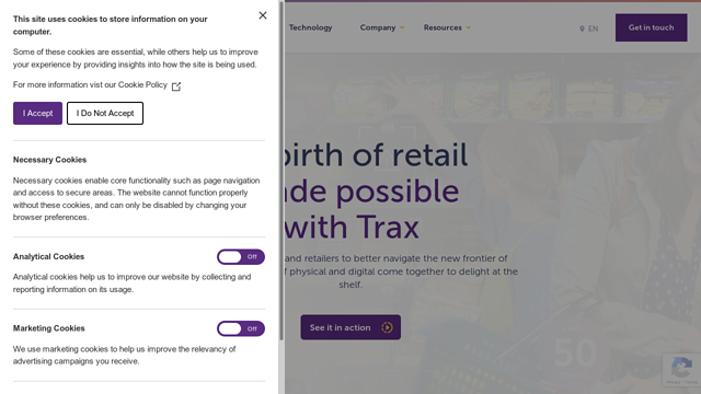 Trax-Retail API koppeling