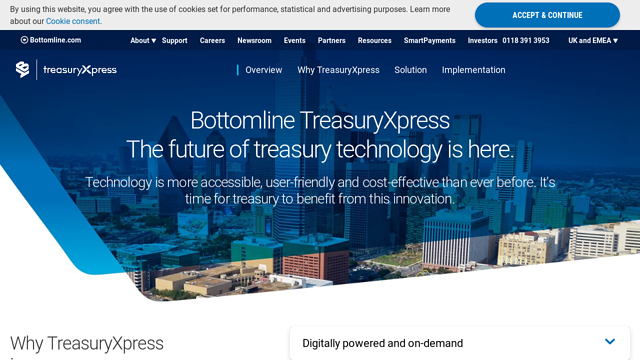 TreasuryXpress API koppeling