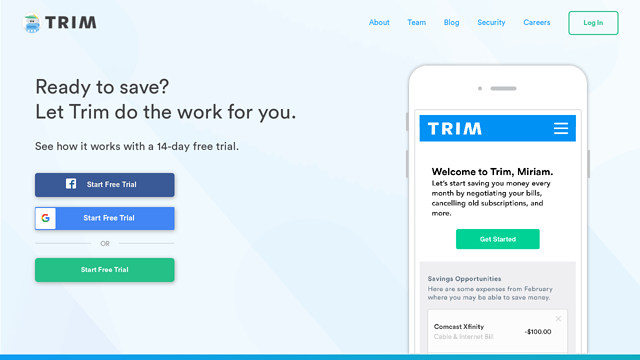 Trim API koppeling