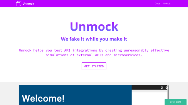 Unmock API koppeling