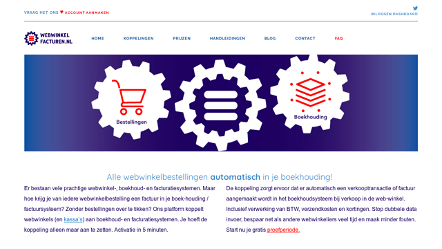 Webwinkelfacturen.nl API koppeling